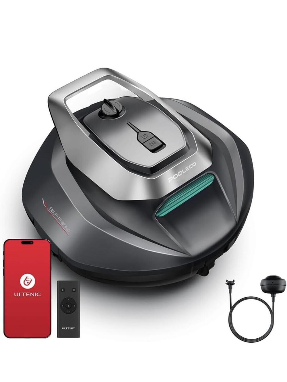 Cordless Robotic Pool Cleaner with Remote Control for Above & In-Ground Pool